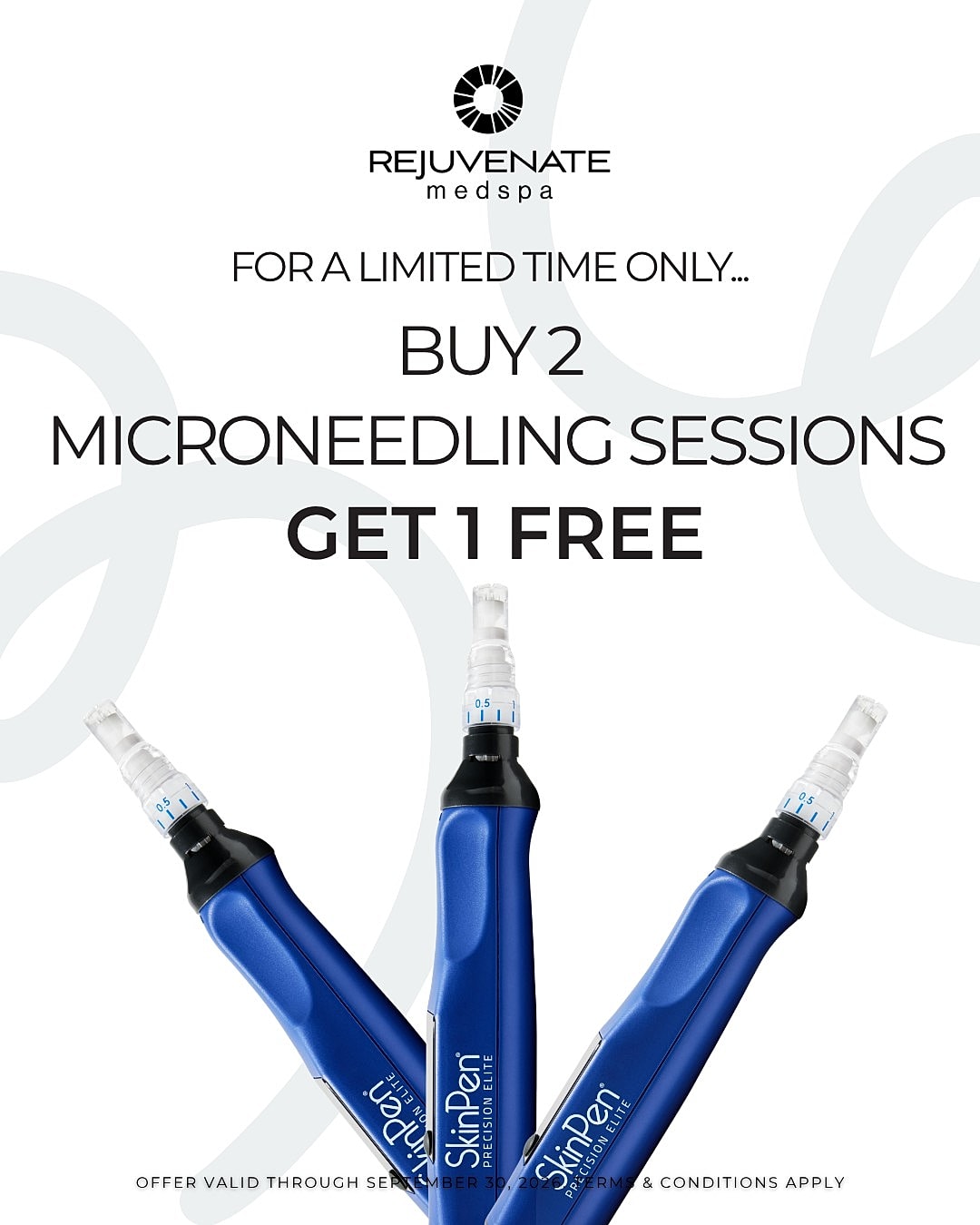 Microneedling promotion: buy 2, get 1 free.